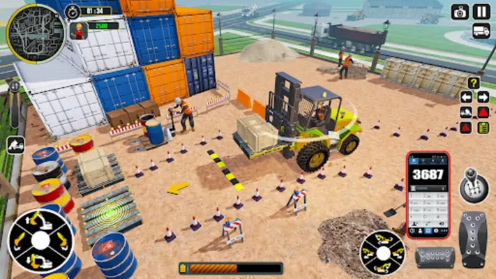 Excavator Truck Simulator Game android App screenshot 0