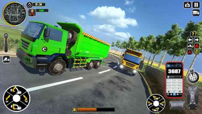 Excavator Truck Simulator Game android App screenshot 3