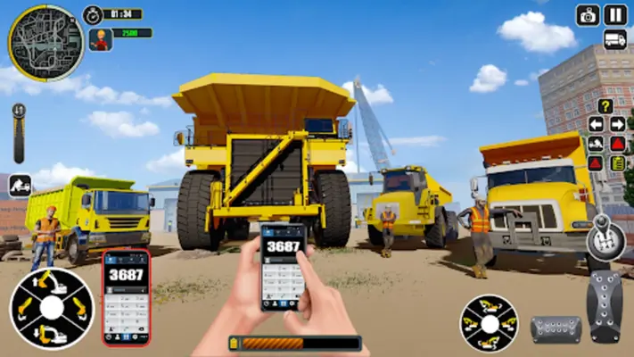 Excavator Truck Simulator Game android App screenshot 5